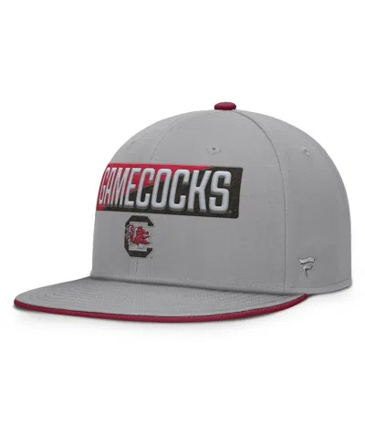 Fanatics Men's Gray South Carolina Gamecocks Duo Snapback Hat
