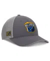 Fanatics Men's Gray St. Louis Blues Authentic Pro Home Ice Trucker Adjustable Hat In Gray