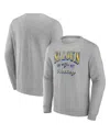 Fanatics Men's Gray St. Louis Blues Nimbus Fleece Pullover Sweatshirt In Gray