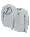 Fanatics Men's Gray Tampa Bay Lightning Elements Strive Long Sleeve T-shirt In Gray