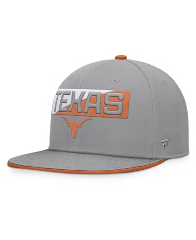 Fanatics Men's Gray Texas Longhorns Duo Snapback Hat