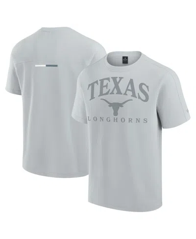 Fanatics Men's Gray Texas Longhorns Flex Tri-blend T-shirt