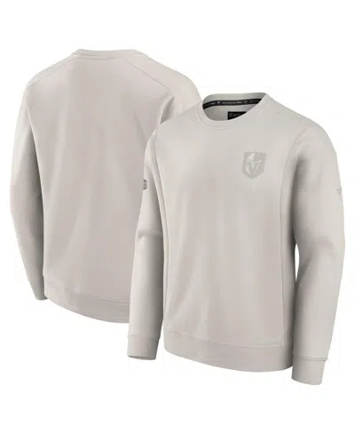Fanatics Men's Gray Vegas Golden Knights Authentic Pro Road Fleece Sweatshirt