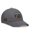 Fanatics Men's Gray Vegas Golden Knights Home Ice Flex Hat In Gray