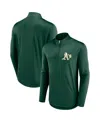Fanatics Branded Green Oakland Athletics Underdog Mindset Quarter-zip Jacket
