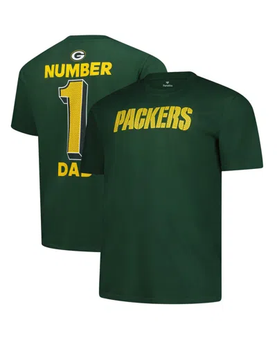 Fanatics Men's Green Bay Packers Big Tall Number One Dad T-shirt