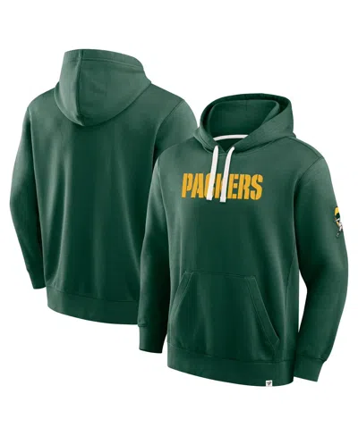 Fanatics Men's Green Green Bay Packers New Horizons Heritage Pullover Hoodie