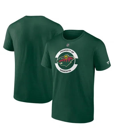 Fanatics Men's Green Minnesota Wild Authentic Pro Core Secondary T-shirt