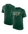 Fanatics Men's Green Minnesota Wild Authentic Pro Rink Tech T-shirt In Green