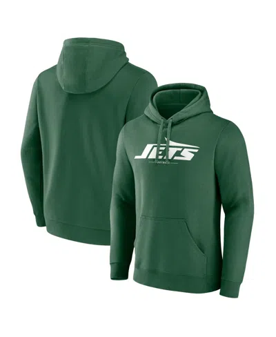 Fanatics Men's Green New York Jets Primary Logo Pullover Hoodie