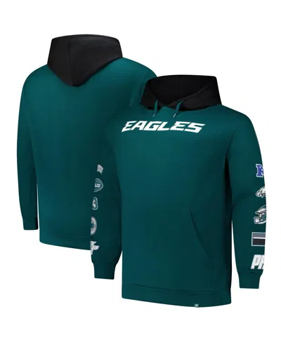 Fanatics Men's Green Philadelphia Eagles Big Tall Patched Out Pullover Hoodie
