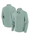 Fanatics Men's Green Seattle Mariners Front Office Long Sleeve Button-up Shirt In Green