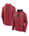Fanatics Men's Heather Cardinal Arizona Cardinals Hook And Ladder Pullover Hoodie In Red