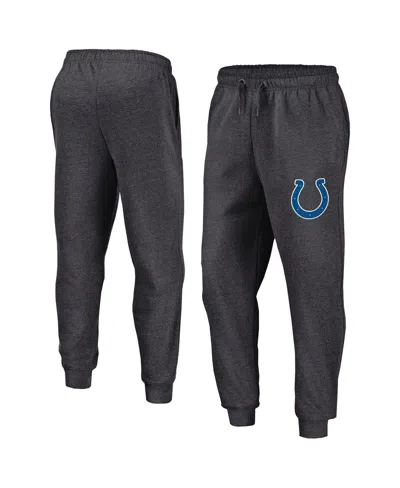 Fanatics Men's Heather Charcoal Indianapolis Colts Boost Fleece Joggers In Gray