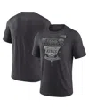 Fanatics Men's Heather Charcoal Los Angeles Kings 2025 Stanley Cup Playoffs Crossbar Tri-blend T-shirt In Gray