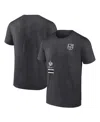 Fanatics Men's Heather Charcoal Los Angeles Kings Represent T-shirt In Heather Charcoal