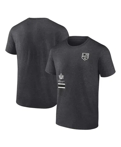 Fanatics Men's Heather Charcoal Los Angeles Kings Represent T-shirt