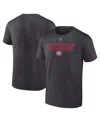 Fanatics Men's Heather Charcoal Montreal Canadiens Authentic Pro Core Primary T-shirt In Gray