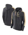 Fanatics Men's Heather Charcoal New Orleans Saints Gains Full-zip Hoodie In Heather Charcoal