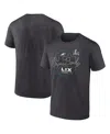 Fanatics Men's Heather Charcoal Philadelphia Eagles Super Bowl Lix Big Tall Local T-shirt In Heather Charcoal