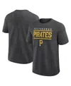 Fanatics Men's Heather Charcoal Pittsburgh Pirates Top Notch T-shirt