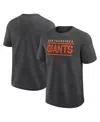 Fanatics Men's Heather Charcoal San Francisco Giants Top Notch T-shirt