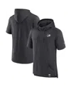 Fanatics Men's Heather Charcoal San Jose Sharks Authentic Pro Pullover Hoodie In Black