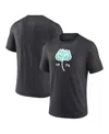 Fanatics Men's Heather Charcoal Seattle Sounders Fc Distressed Carnation Tri-blend T-shirt In Heather Charcoal
