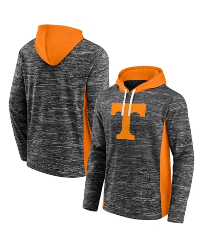 Fanatics Men's Heather Charcoal Tennessee Volunteers Chiller Instant Replay Fleece Pullover Hoodie In Gray