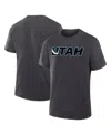 Fanatics Men's Heather Charcoal Utah Mammoth Combo Legacy T-shirt In Gray