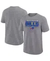 Fanatics Men's Heather Gray Buffalo Bills Big Tall Top Notch T-shirt In Gray
