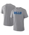 Fanatics Men's Heather Gray Buffalo Bills Pass Rush Tri-blend T-shirt In Gray
