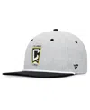 Fanatics Men's Heather Gray Columbus Crew Chip Golfer Snapback Hat