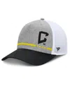 Fanatics Men's Heather Gray Columbus Crew Low Block Trucker Adjustable Hat In Heather Gray