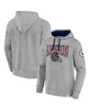 Fanatics Men's Heather Gray Houston Texans Label Maker Pullover Hoodie In Gray