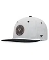 Fanatics Men's Heather Gray Inter Miami Cf Chip Golfer Snapback Hat