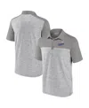 Fanatics Men's Heather Gray Los Angeles Dodgers True Classics Avid Fan Brushed Polo In Heather Gray