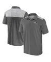 Fanatics Men's Heather Gray New England Patriots Long Shot Polo Shirt In Heather Gray