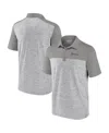 Fanatics Men's Heather Gray New York Yankees True Classics Avid Fan Brushed Polo In Heather Gray