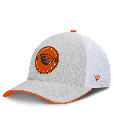 Fanatics Men's Heather Gray Oregon State Beavers Trigger Flex Hat