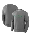 Fanatics Men's Heather Gray Philadelphia Eagles Loop Terry Pullover Sweatshirt In Heather Gray
