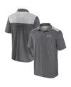 Fanatics Men's Heather Gray Seattle Seahawks Long Shot Polo Shirt In Gray