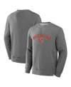 Fanatics Men's Heather Gray Tampa Bay Buccaneers Loop Terry Pullover Sweatshirt In Heather Gray