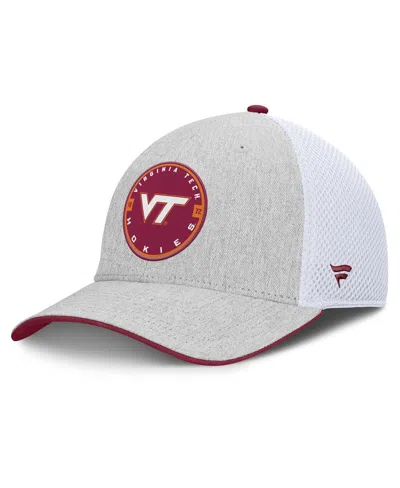 Fanatics Men's Heather Gray Virginia Tech Hokies Trigger Flex Hat