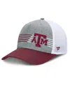 Fanatics Men's Heather Gray/maroon Texas A M Aggies Profile Trucker Adjustable Hat