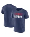 Fanatics Men's Heather Navy Boston Red Sox Fundamentals Shoot For The Sky T-shirt In Blue