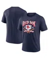 Fanatics Men's Heather Navy Boston Red Sox Home Team Tri-blend T-shirt In Heather Navy