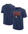 Fanatics Men's Heather Navy Houston Astros Top Notch T-shirt