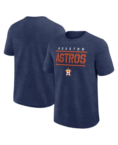 Fanatics Men's Heather Navy Houston Astros Top Notch T-shirt
