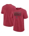 Fanatics Men's Heather Red Arizona Diamondbacks Top Notch T-shirt